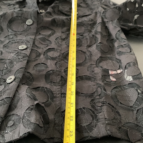 Ruby Rd. Black lace button up top. Size 16. NWOT - Picture 9 of 10